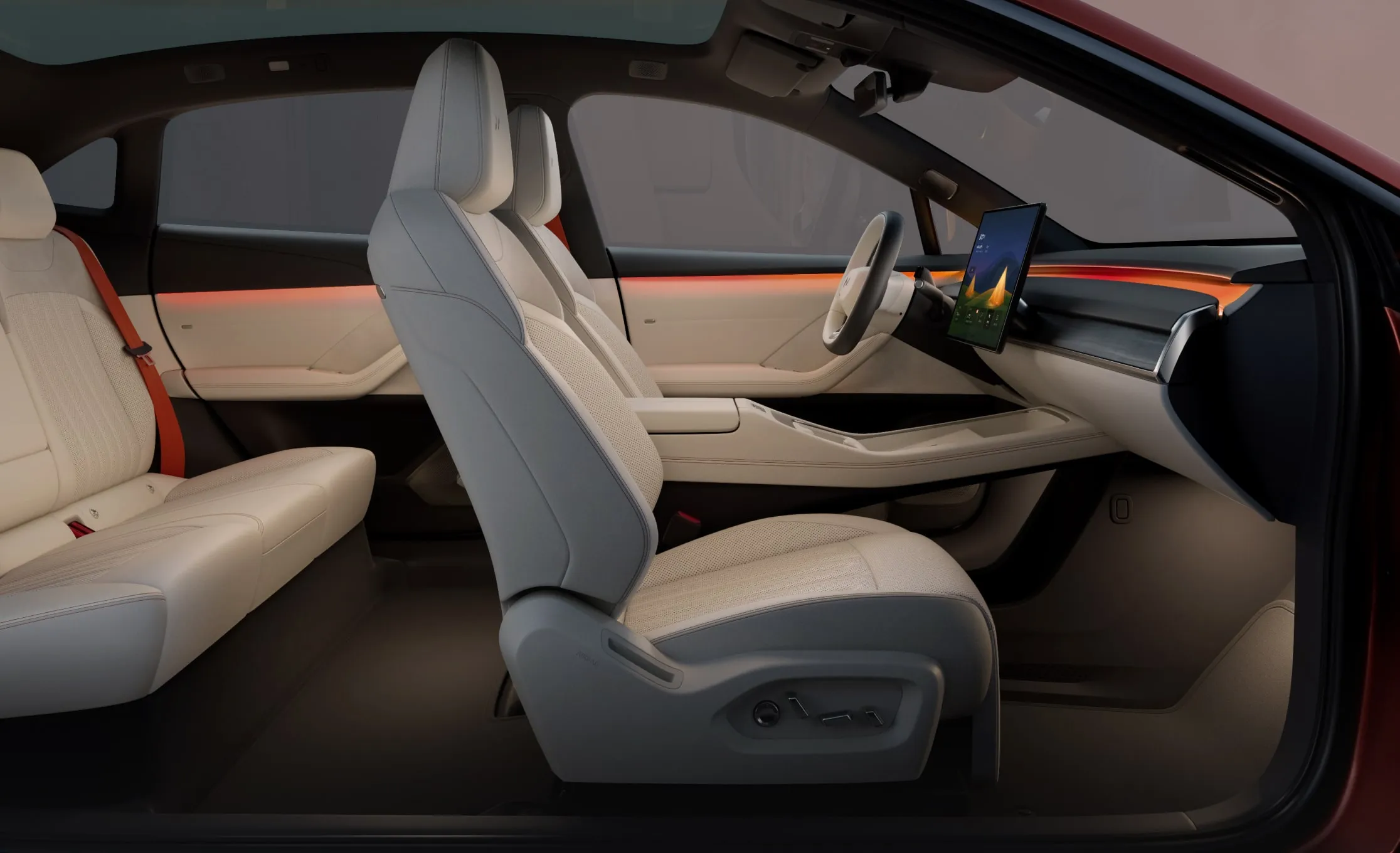 Ten-layer ergonomic composite structure seat