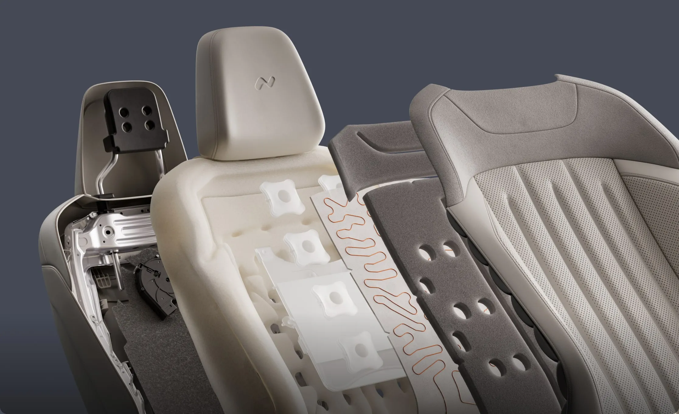 Seat features are fully equipped