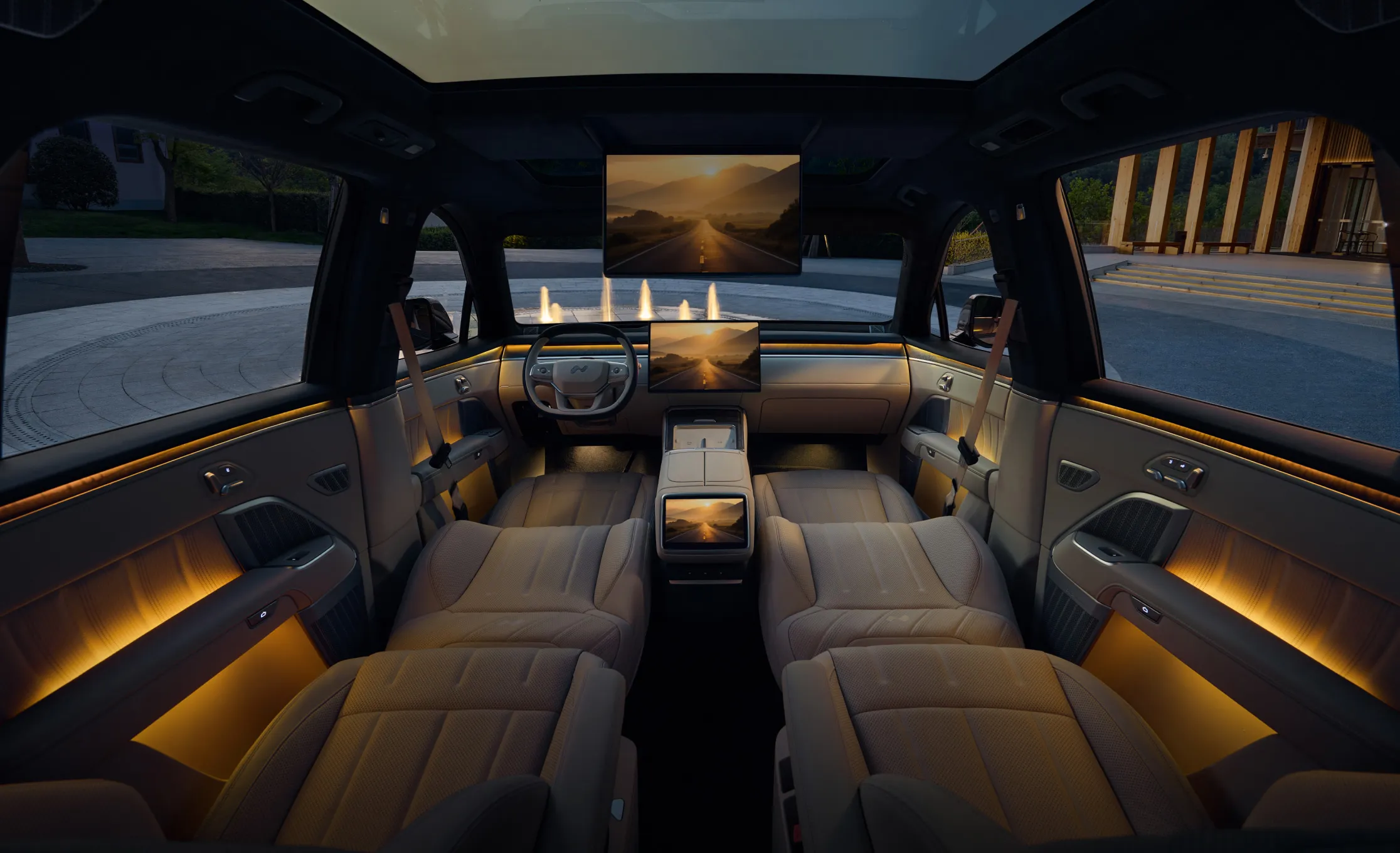 Starry Sky Illusion Cabin Ambient Lighting