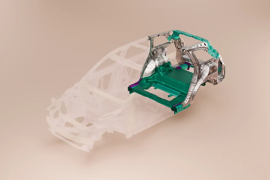 Third row reinforced design structure