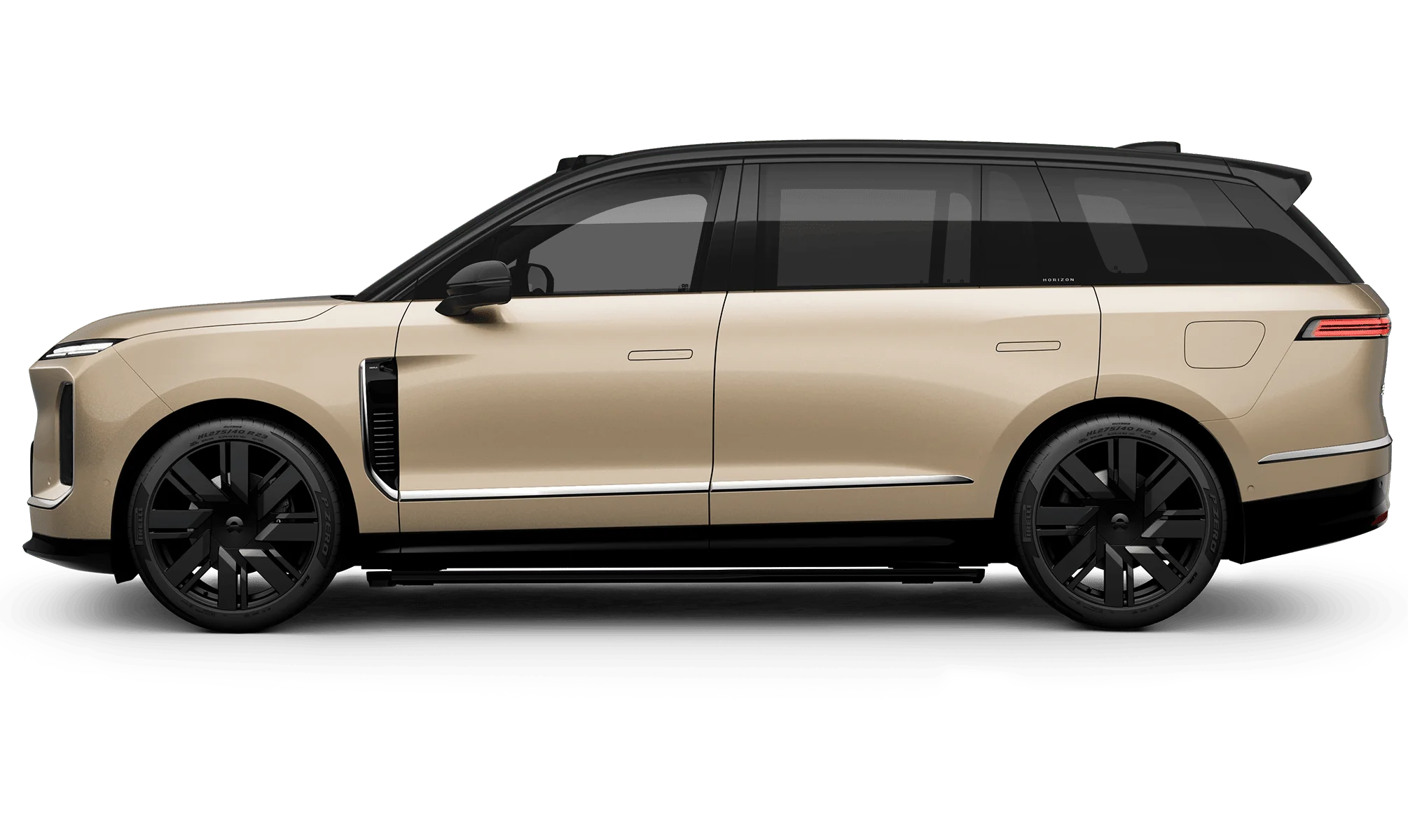 23-inch Forged Black Gold Sharp Shadow Wheels