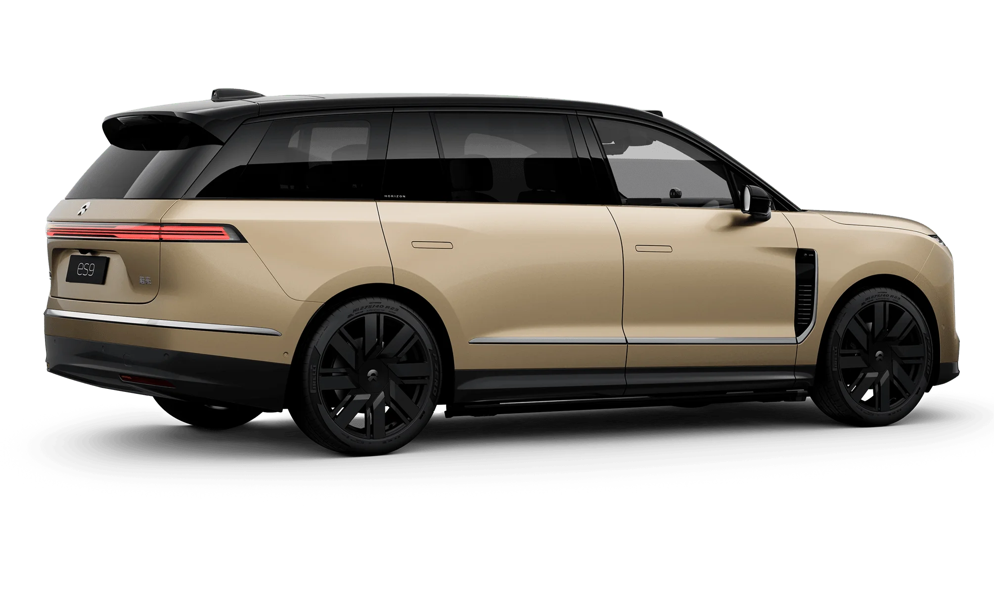 23-inch Forged Black Gold Sharp Shadow Wheels