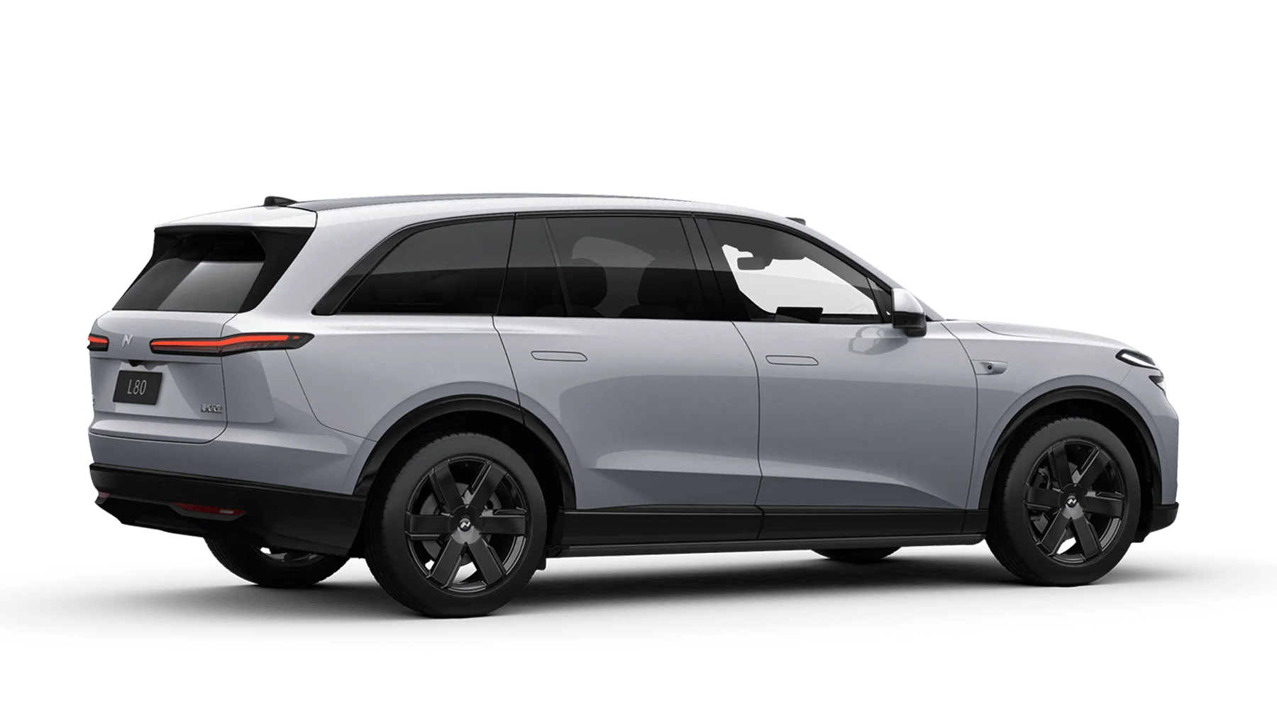 21-inch six-spoke obsidian black sports wheels