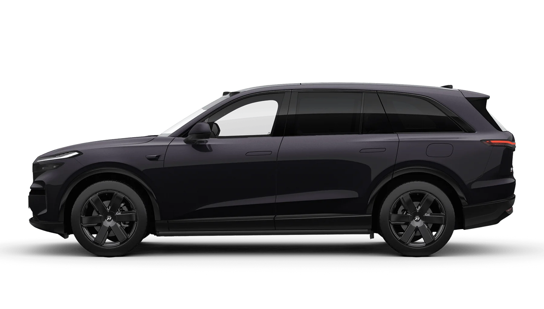 21-inch six-spoke obsidian black sports wheels